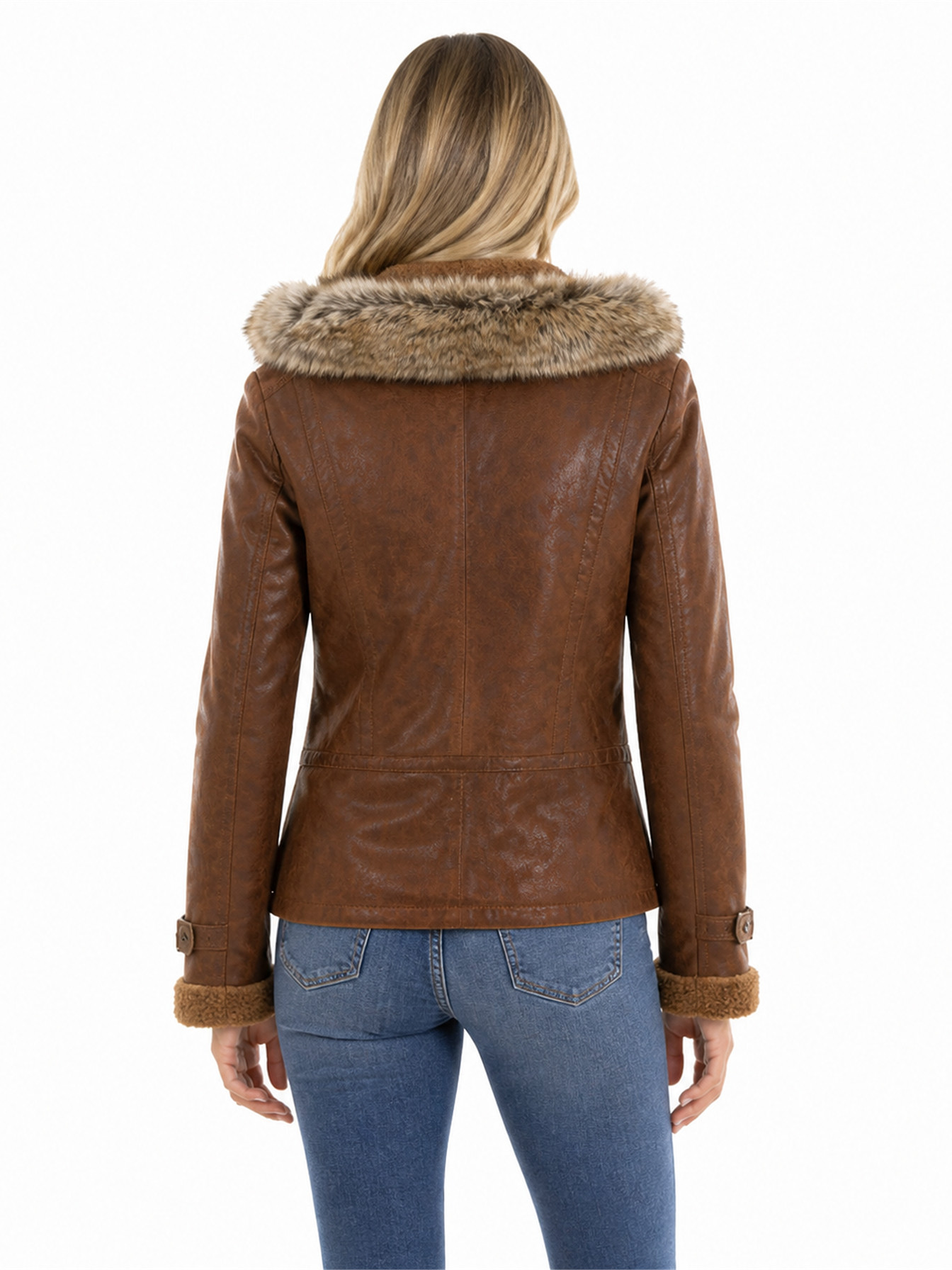 Brown Jacket by Scully, back view