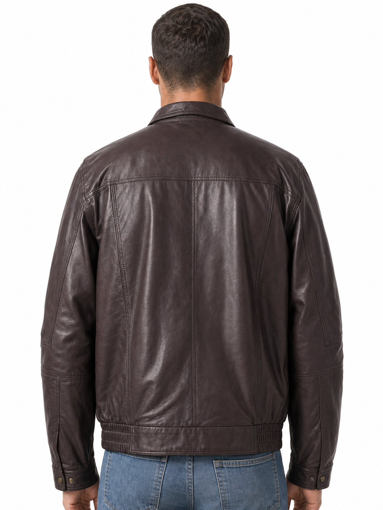 Premium Lambskin Jacket, Back