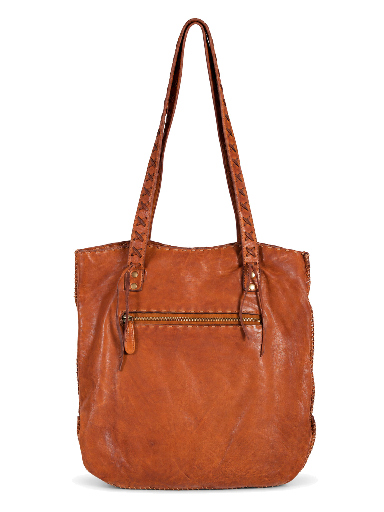 Handbag Soft Leather Handbag by Scully, back view