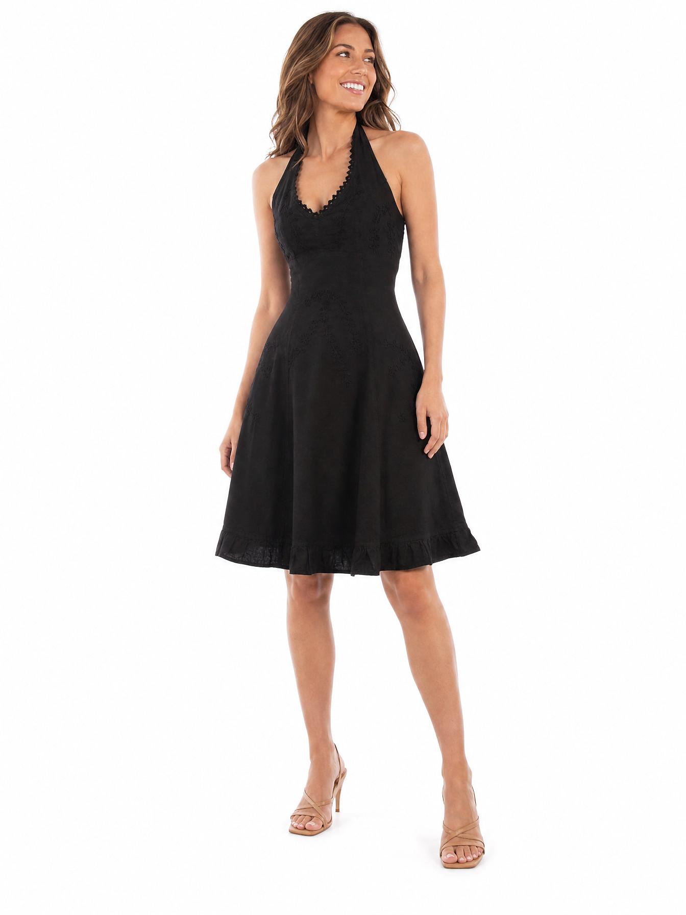 Black Halter Dress by Scully